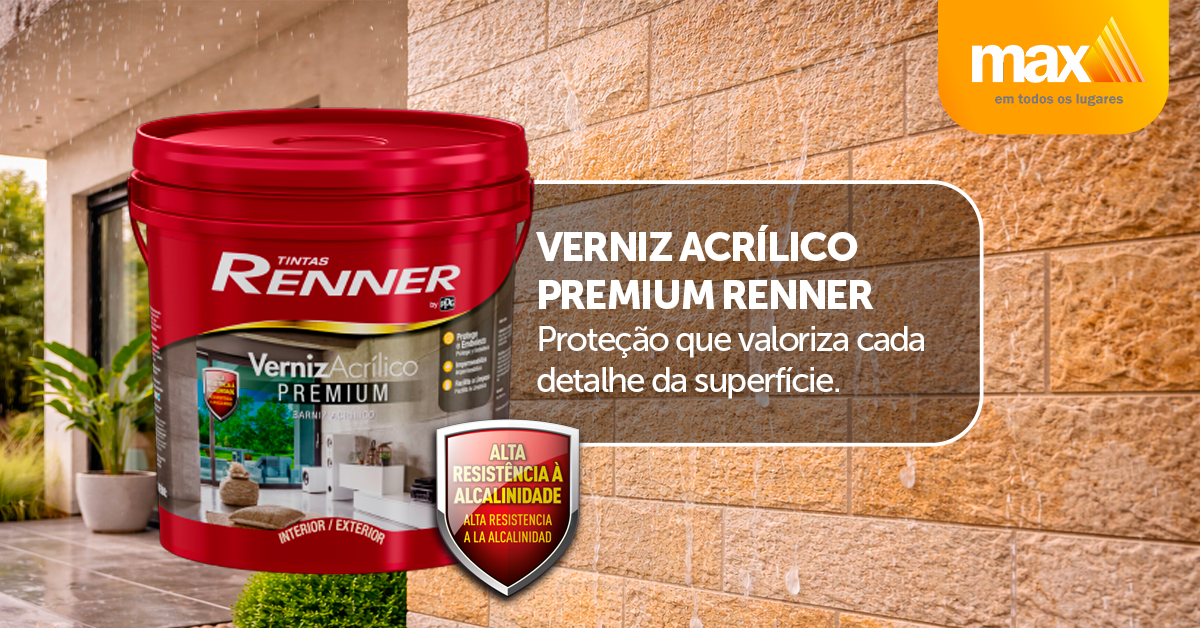 Verniz Acrílico: proteção e acabamento para paredes de alvenaria