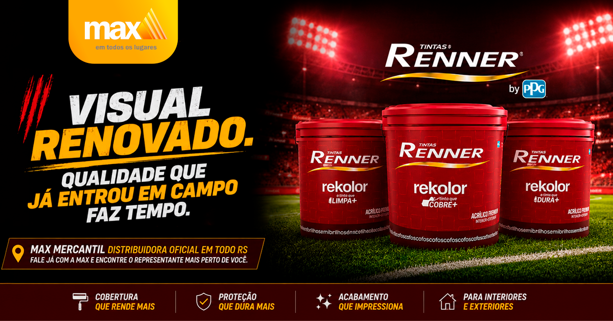 Linha Rekolor chega à MAX Mercantil com visual renovado e a mesma qualidade que já conquistou o mercado
